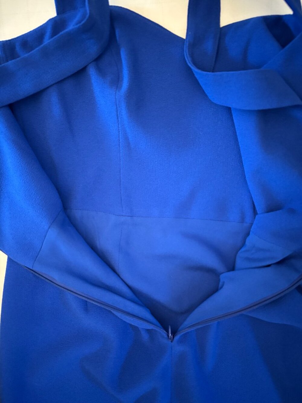 Dress the Population Nicole Sweetheart Sheath Dress Size Medium Blue - Picture 6 of 7